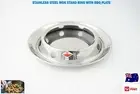 Stainless Steel Wok Stand Ring Rack with BBQ Plate Stand (A47)