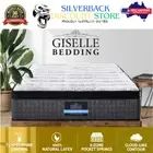 Giselle Bedding Queen Mattress 34cm Latex Foam 9 Zone Support Plush Comfort Aus