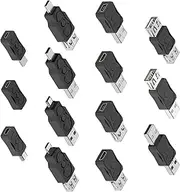 tunghey 14Pack USB Adapter Kit, Mini Changers Adapter Converter Connectors USB Male to Female Micro USB