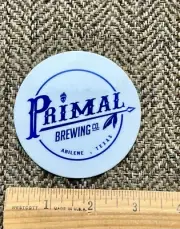 PRIMAL BREWING BREWERY BEER STICKER Abilene Texas Craft Water Bottle Decal TX