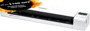 Brother MDS-940DW A4 Wireless Mobile Sheetfeed Duplex Document Scanner, WHITE