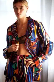 Anthropologie Masha Volnova L NWT Sleep Top Shirt Lounge Pajama PJ Top