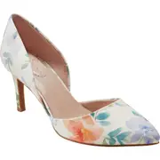 Bandolino Grenow Pointed Toe d'Orsay Pump in Pink Floral Multi at Nordstrom, Size 9