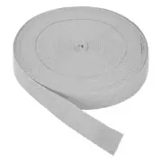 Cotton Twill Tape 3/4" 25 Yards Cotton Ribbon Bias Binding Tape Pale Grey