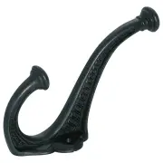 Chunky Decorative Hat &amp; Coat Hook, Antique Finish