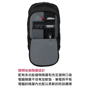 VICTORINOX 瑞士維氏 Vx Sport EVO 16吋豪華雙層後背包-時尚黑