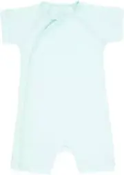 Baby Newbies Short Sleeve Pointelle Cozysuit