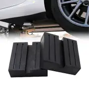2x Car Rubber Pad Block Hydraulic Ramp Jacking Pads Trolley Jack Lifting Adapter