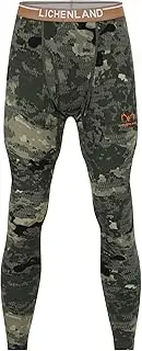 [Lichenland] Men's Merino Wool Hunting Base Layer Bottom Thermal Underwear Pants