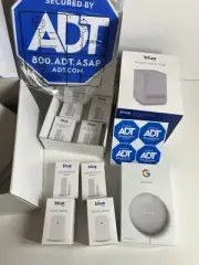 ADT home security system Door Window Motion Sensors Sign Smart Hub Nest Mini