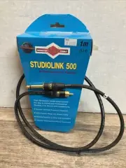 Monster Cable Prolink StudioLink 500 Interconnect Cable 1 Meter USA- 24K