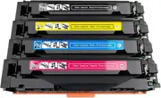 4x Generic Toner CF380X CF381A CF382A CF383A 312A for HP M476dn M476dw M476nw