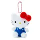 【SANRIO 三麗鷗】經典坐姿造型絨毛玩偶吊飾 Hello Kitty