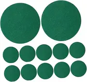 Abaodam 12PCS Air Hockey Mallet Pads Durable Polyester Sheets for Enhanced Gameplay Easy Application for Home and Commercial Use for Family Fun and Parties
