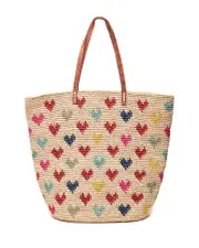 mar Y sol Amelie Raffia Tote OS