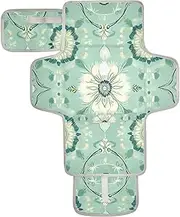 Reusable wipeable Changing pad with Tissue Pocket Portable Changing pad for Baby for Girl & Boy