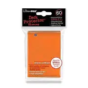 Small Size Deck Protector Sleeves Pack: Orange 60ct