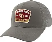 ZHATS Standard NCAA Officially Licensed Snapback Hat Big Rig Patch Gray Switchback