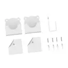 Shower Tension Rod Holder Rod Retainer for Kitchen Shower Curtain Rod Wall