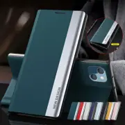 Magnetic Leather Slim Flip Stand Case Cover For iPhone 16 15 14 Pro Max 13 12 11
