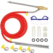 Pressure Washer Sandblasting Kit, 5000 PSI Wet Abrasive Sandblaster Attachmen...