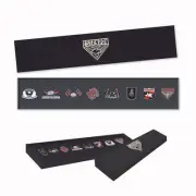 333486 ESSENDON BOMBERS AFL TEAM SET OF 8 PIN COLLECTION SET IN PRESENTATION BOX