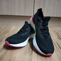 在飛比找蝦皮購物優惠-Nike Epic React Flyknit 2 黑彩虹