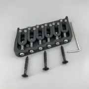 6 String Multi Scale Guitar Bridge Fits LTD and Sterling Style Guitars - Black