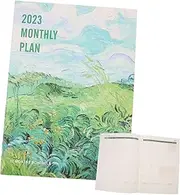 Angoily Efficient Schedule Planner Daily Plan Pad Notepad for Work and Study Practical Design for Enhanced Productivity Theme