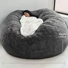 Extra Large Bean Bag Chairs Couch Sofa Cover Indoor Lazy Lounger For Adults Kid