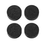 4PCS 30mm*10mm Carbon Fiber Speaker Pad Stand Feet Base for Amplifier Isolation
