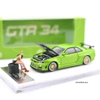 在飛比找蝦皮購物優惠-Time MICRO 1/64 NISSAN GT-R R3