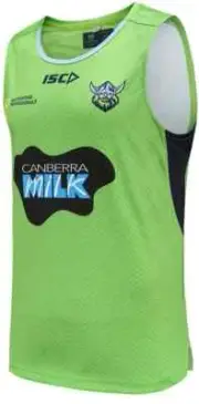 Canberra Raiders 2021 NRL Mens Envy Training Singlet Sizes S-5XL BNWT