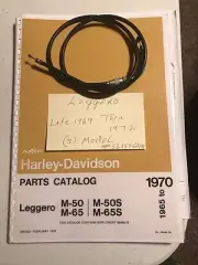 1970 HARLEY AERMACCHI M-65CC LEGGERO THROTTLE CABLE 56357-69PB AMF