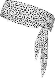 [Ghjkfbf] Black and White Soccer Ball Pattern Print Sports Headband Sweat Wicking Sweatband for Men Women Running Cycling Yoga Fitness Workout