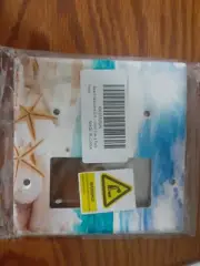Beach Seascape Light Switch Cover Decorative 2 Gang Combination 1 Toggle/1 Decor