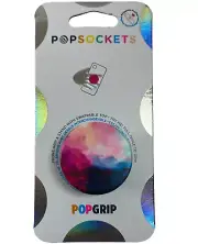 Popsockets Cascade Water Pop Grip Phone Grip Swappable Top Popsocket Blue Pink