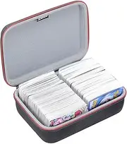 RLSOCO Carrying Case Holder for Pokemon Trading Cards/Exploding Kittens LLC/Phase 10 Card Game and More - Fits up to 600 Cards（Cards Not Included）