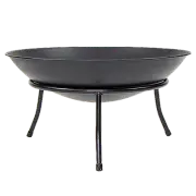 Randy & Travis Machinery Iron Fire Bowl Traditional Log Fire Pit Outdoor Heating