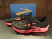 NWT Womens Black & Pink Brooks Hyperion Tempo Tennis Shoes, 10.5