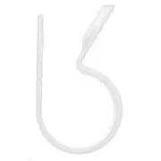 Pacer Group Nylon C-Clamps - 3/16", Natural Color, 25 Pack - Durable Cable Mount