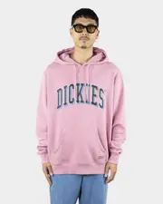 DICKIES MENS Longview Pull Over Hoodie ROSE