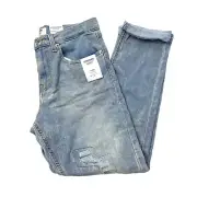 Denizen Levi's Boys Size 16 Reg Taper Super Flex Jeans Light Blue (30"W x 28"L)