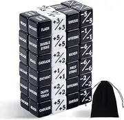 48 Pieces Abilities Keywords Counter Dice,MTG Life Counter 1/+1,Creature Stats Buff Tokens Dice,MTG Dice Set for MTG, TCG, Card Games Accessories