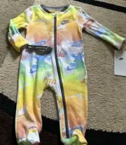 Nike Baby Girl Tye Dye Sleep & Play Size 3M NWT