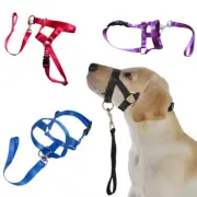 Dog Training Head Collar Halter Stop Pulling Training Tool Harness Strap Leader)