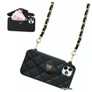 Wallet Case Compatible with Cute Light Luxury Bag iPhone 15 Pro Max Black