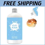 500ml Air Dry Clay Glaze - Protective and Glossy Finish for Various Crafts