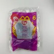 Ty TEENIE Beanie Baby BUMBLE the BEE #6 McDonald's 2000 Happy Meal Toy