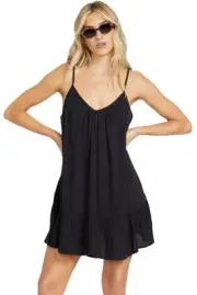 Billabong Beach Vibes Women's Cover Up - Black Pebble - New